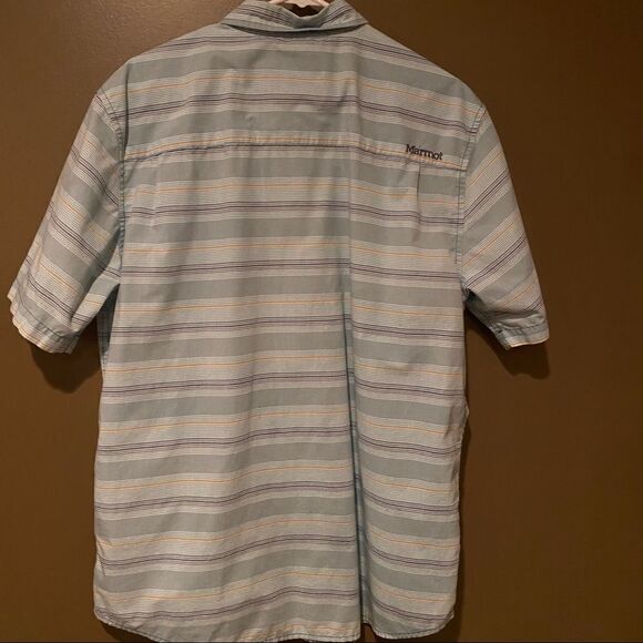 Marmot Stripe Short Sleeve Button Up - Picture 7 of 13